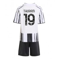 Juventus Khephren Thuram #19 Domáci Detský futbalový dres 2025-26 Krátky Rukáv (+ trenírky)